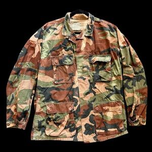 Oversize Multicolor Camouflage Jacket